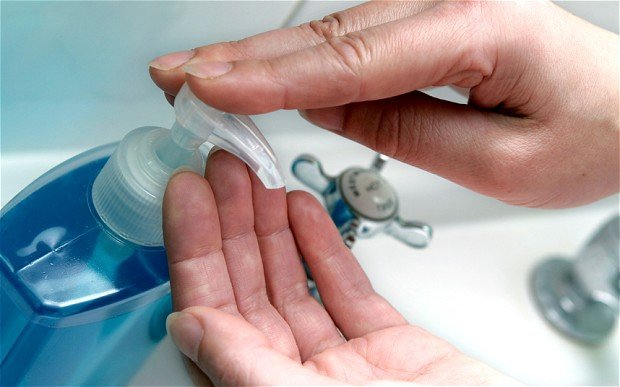 antibakterialis-szappan