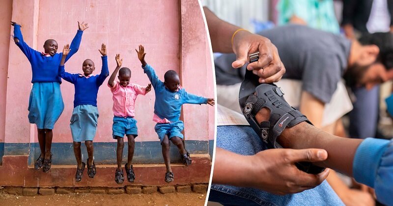 A férfi, aki feltalálta a cipőt, ami a lábbal együtt nő – innovatív ötlete több ezer gyerek életére volt hatással
