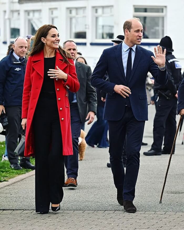 A 4 éves kisfiú izgatottan várta, hogy találkozzon Katalin hercegnével